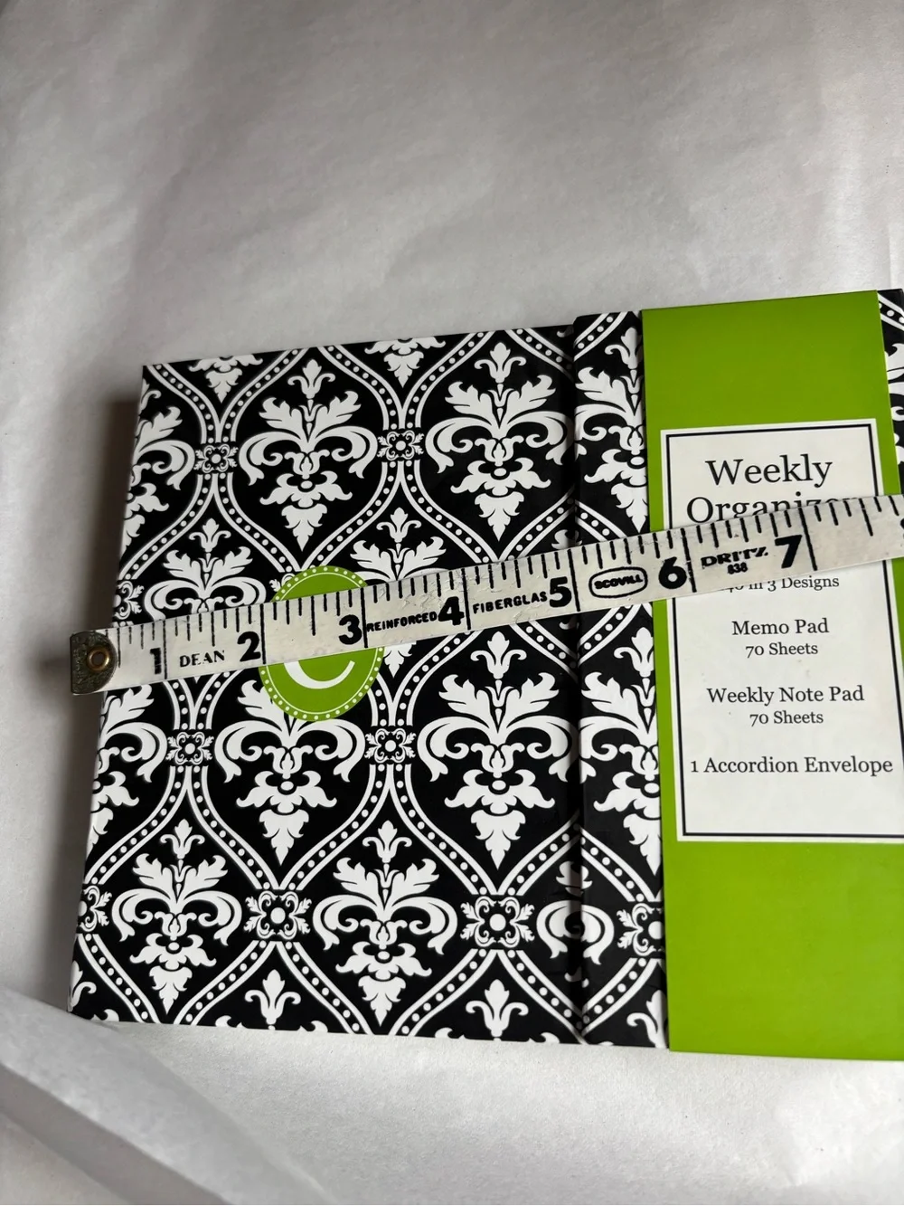 Weekly  organizer planner calendar notebook C monogram NEW!